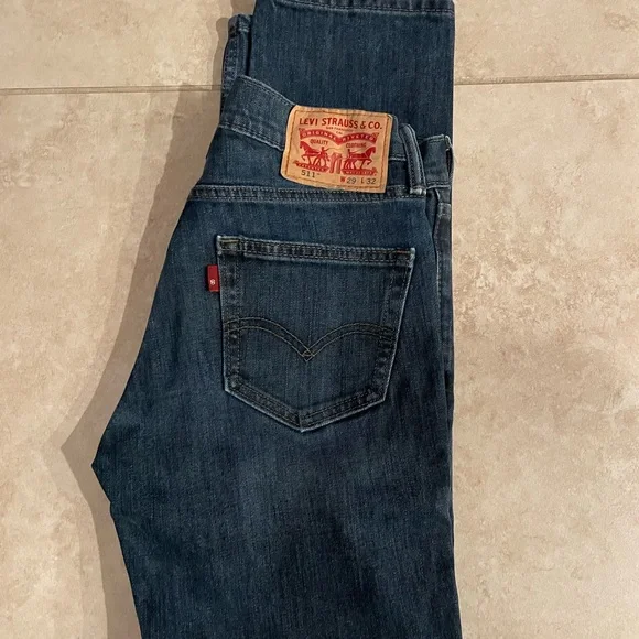 【新品 未使用】リーバイス511 made in the USA w27L32 Levi's リーバイス 511 ジッパーフライ ストレート ジーンズ